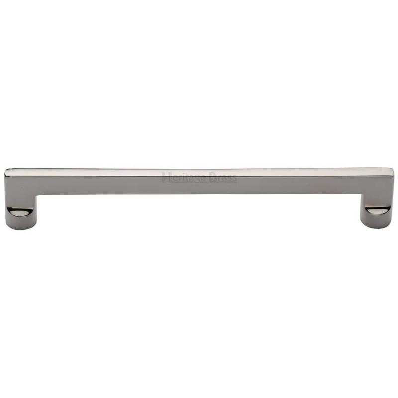 Heritage Brass - Cabinet Pull Apollo Design 203mm CTC Polished Nickel Finish