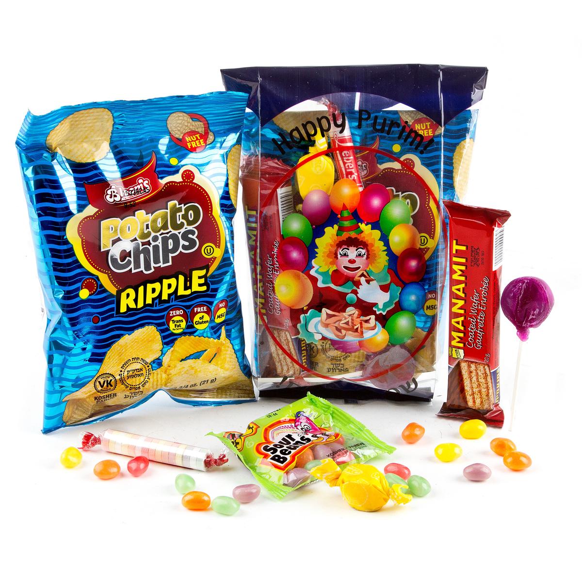 Purim Peckelach Bags - 12-Pack
