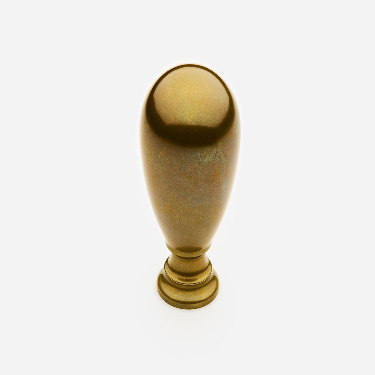Rose Knob - Large | Unlacquered Aged Brass