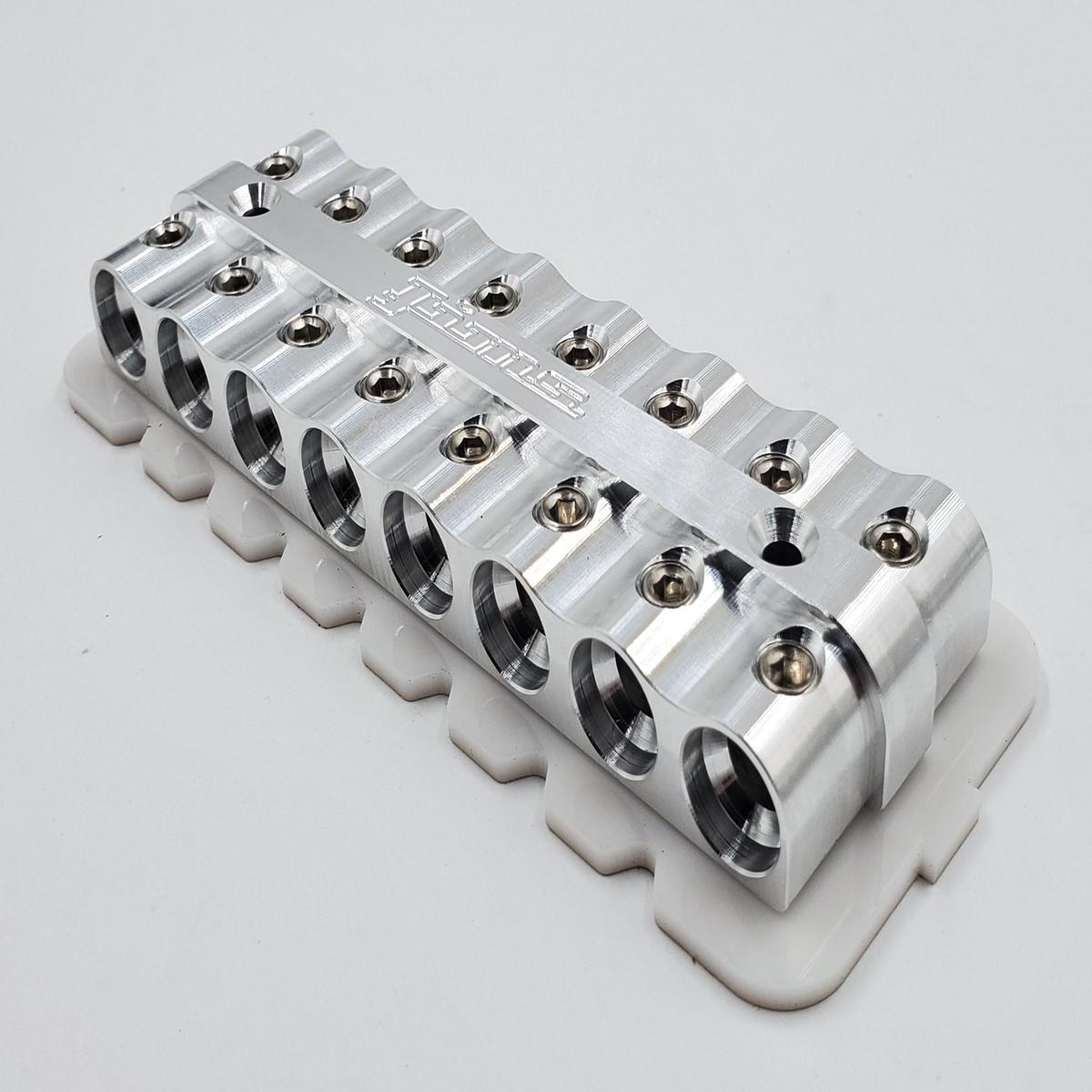4 gauge Distribution Blocks New Style - 16 | blue