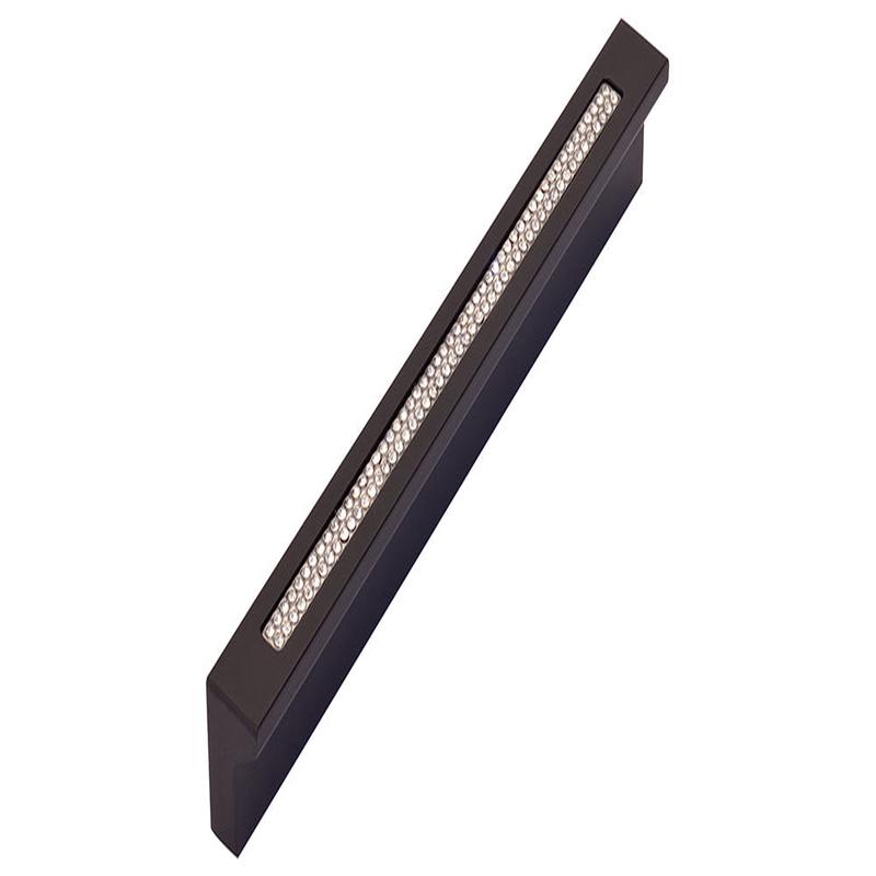 Bar Inset Czech Crystal Pull 96 MM CC