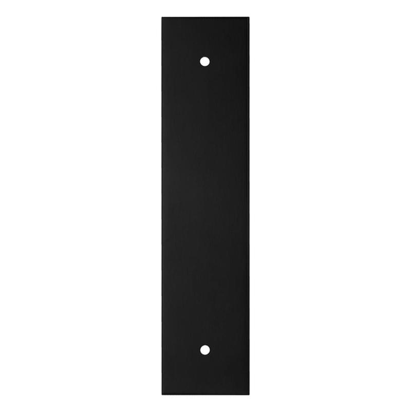 Carlisle Brass - Cupboard Pull backplates - 168 x 40mm - Matt Black