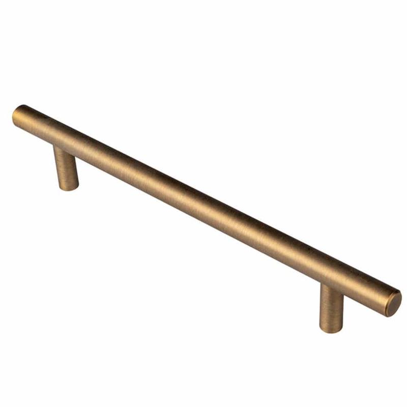 Carlisle Brass - Steel T-Bar Handle 160mm - Antique Brass