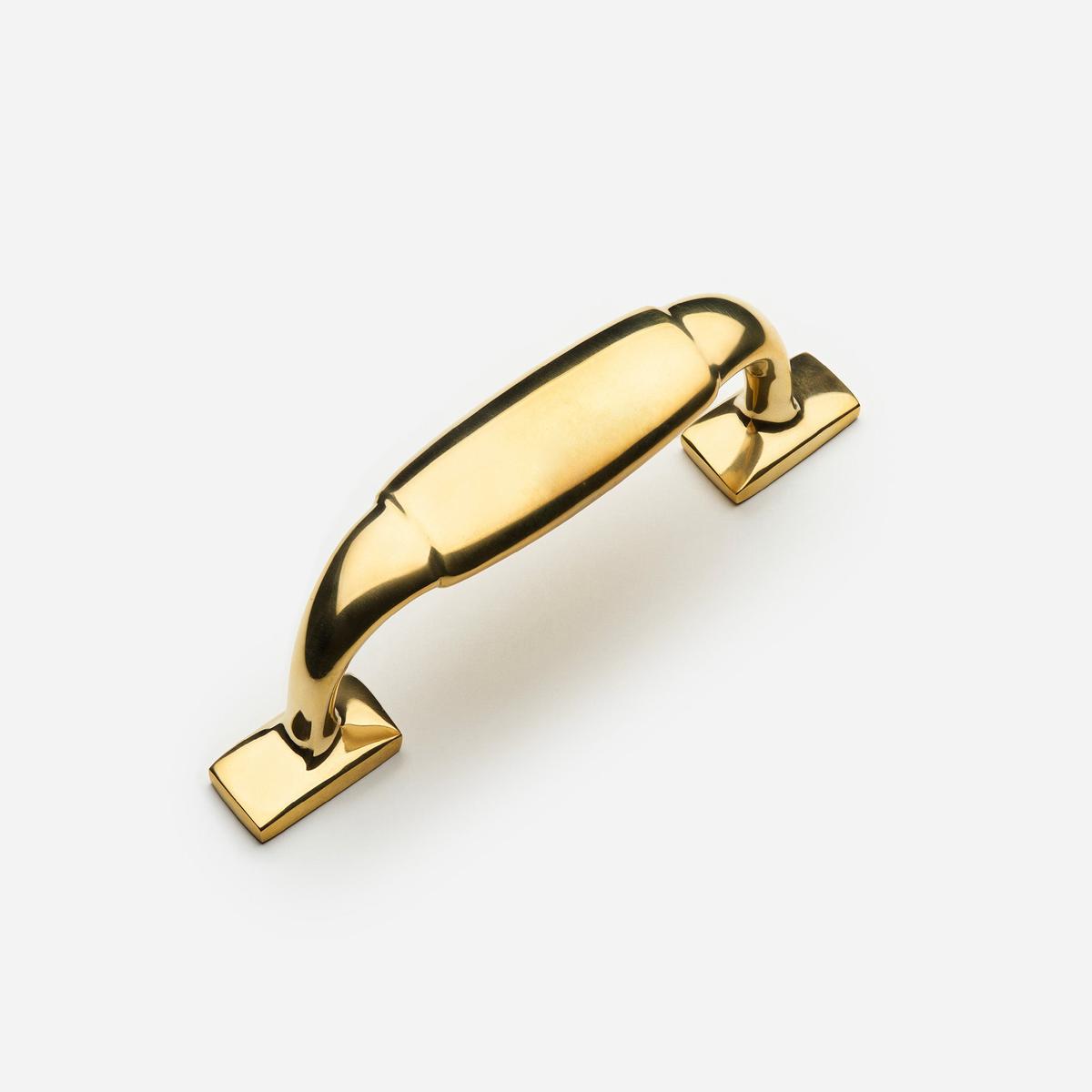 Packard Pull - 4" | Unlacquered Polished Brass