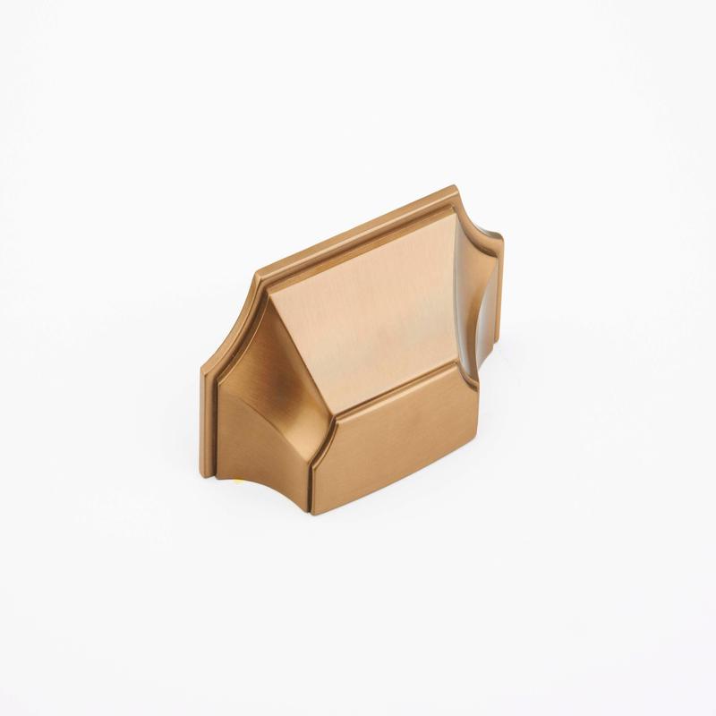 Schaub Cup Pull, Brushed Bronze, 3" cc 878-BBZ