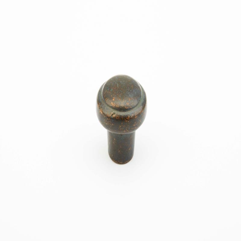 Schaub Knob, Round, Verde Imperiale, 1.375" dia 781-VI