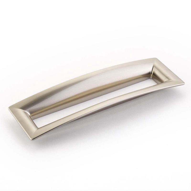 Schaub Pull, Flared Rectangle, Satin Nickel, 160 mm cc 442-15