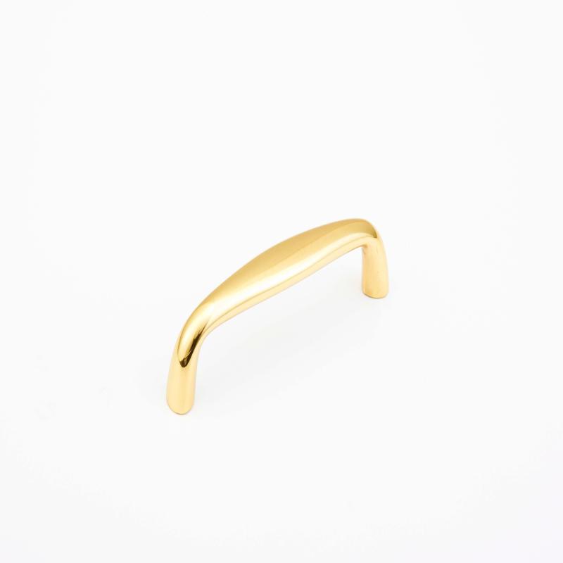 Schaub Pull, Polished Brass, 3" cc 721-03