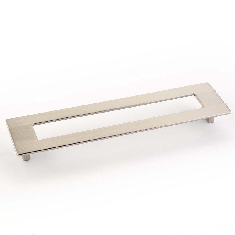 Schaub Pull, Rectangle, Satin Nickel, 192 mm cc 446-15