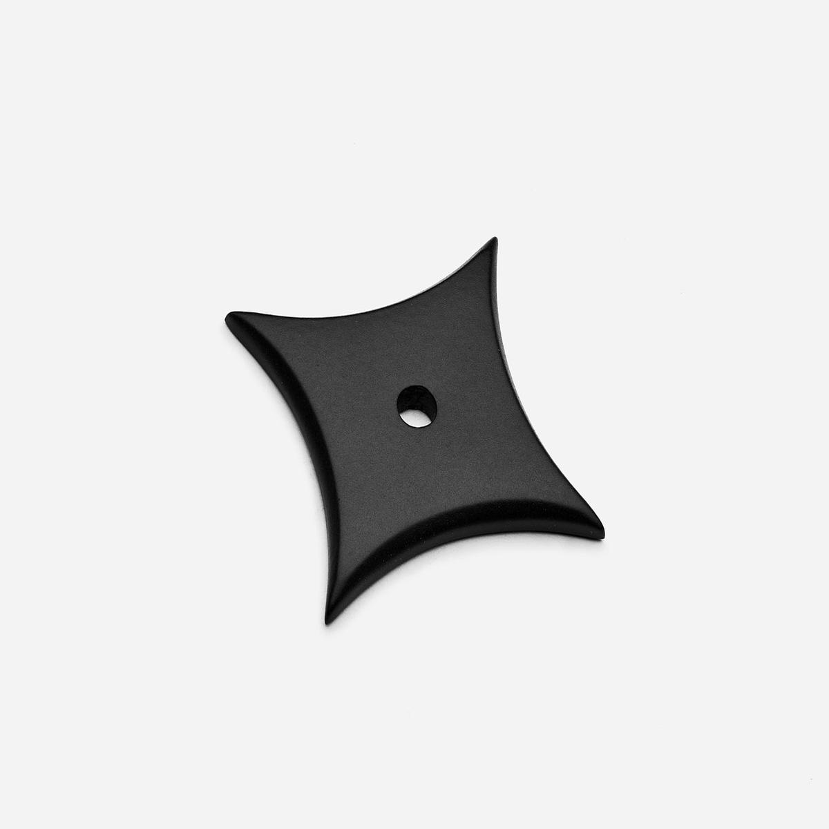 Star Backplate, 4-Point - Matte Black