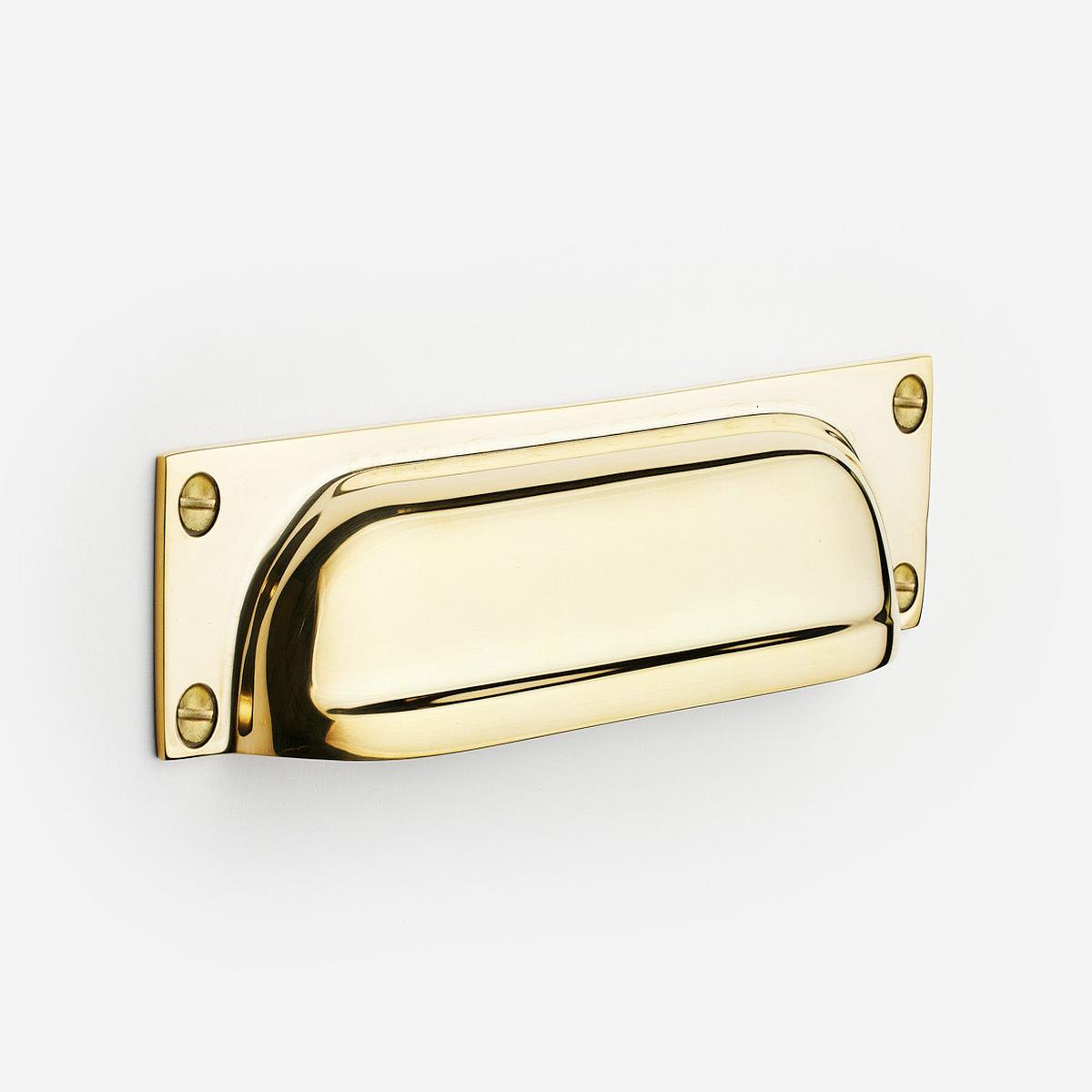Yorkshire Pull, 6" - Unlacquered Polished Brass