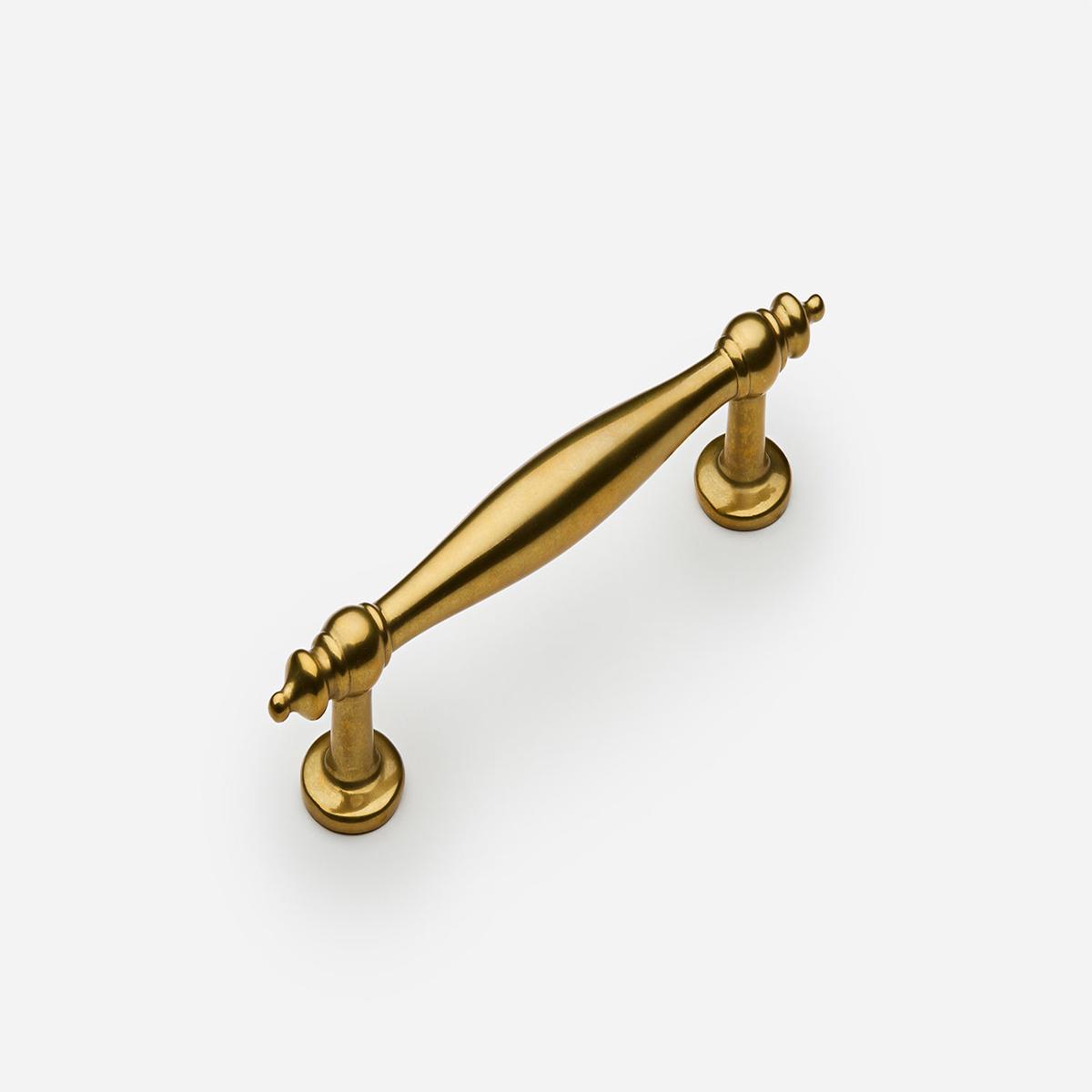Bougie Pull - 4" | Unlacquered Aged Brass