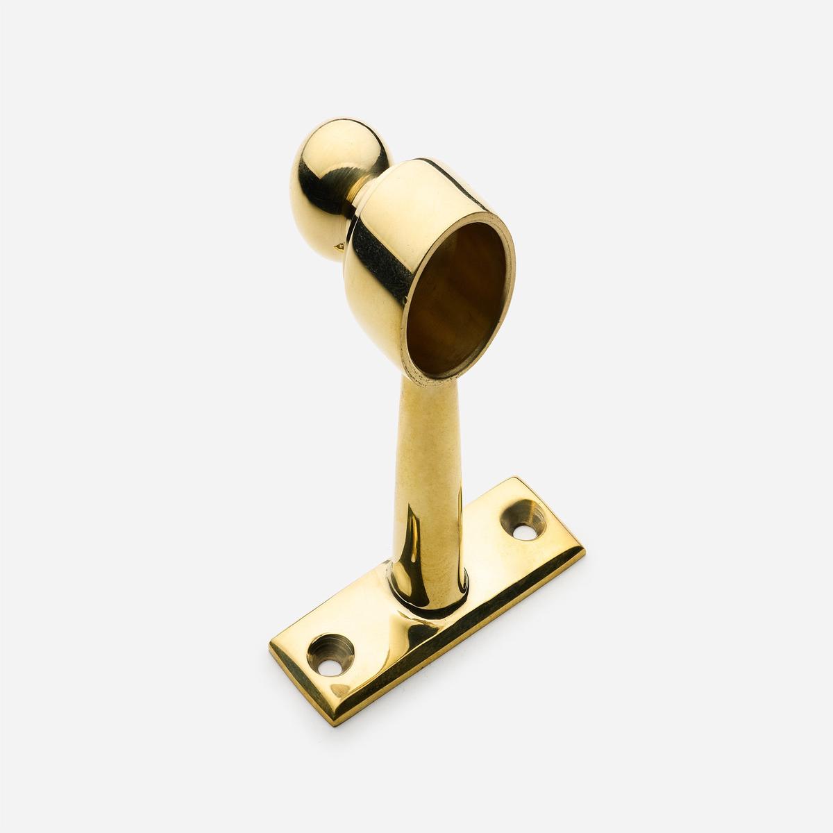 Campaign End Bracket - Polished Brass (Lacquered)