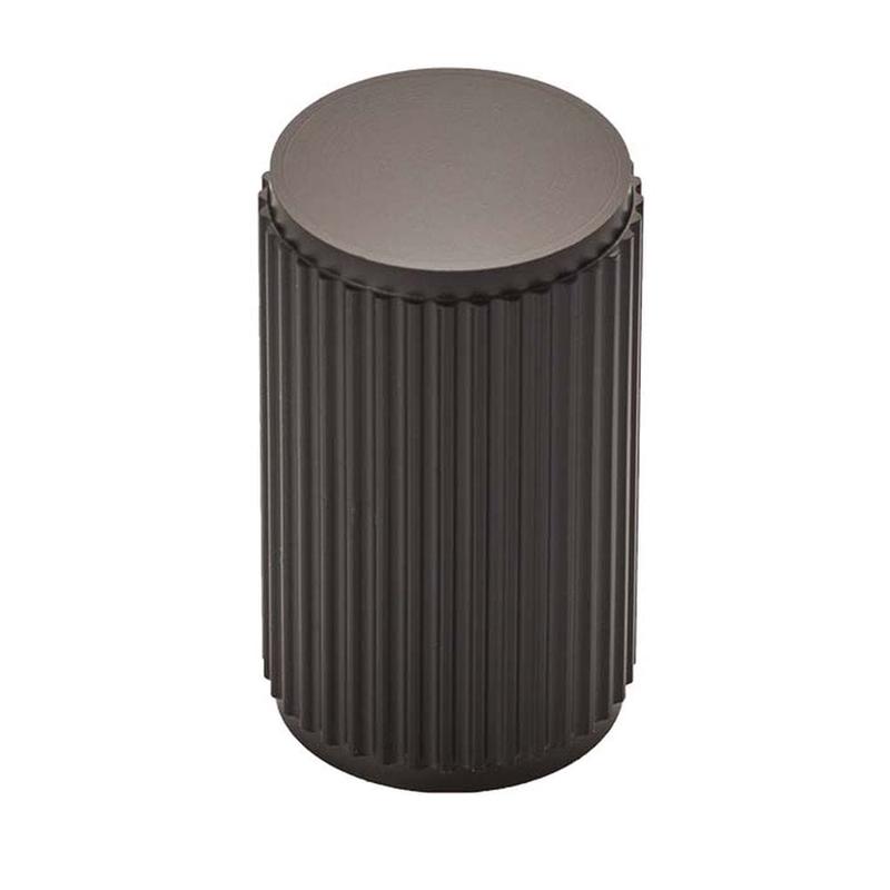 Carlisle Brass - Lines Knob - Matt Black