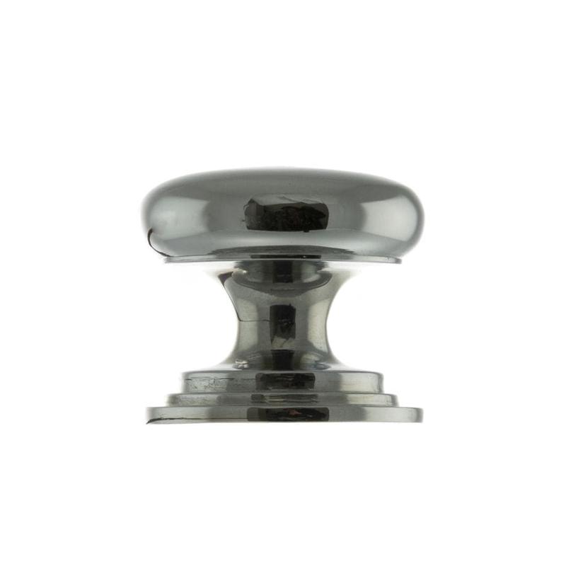 Old English Lincoln Solid Brass Cabinet Knob 38mm Concealed Fix - Pol. Chrome