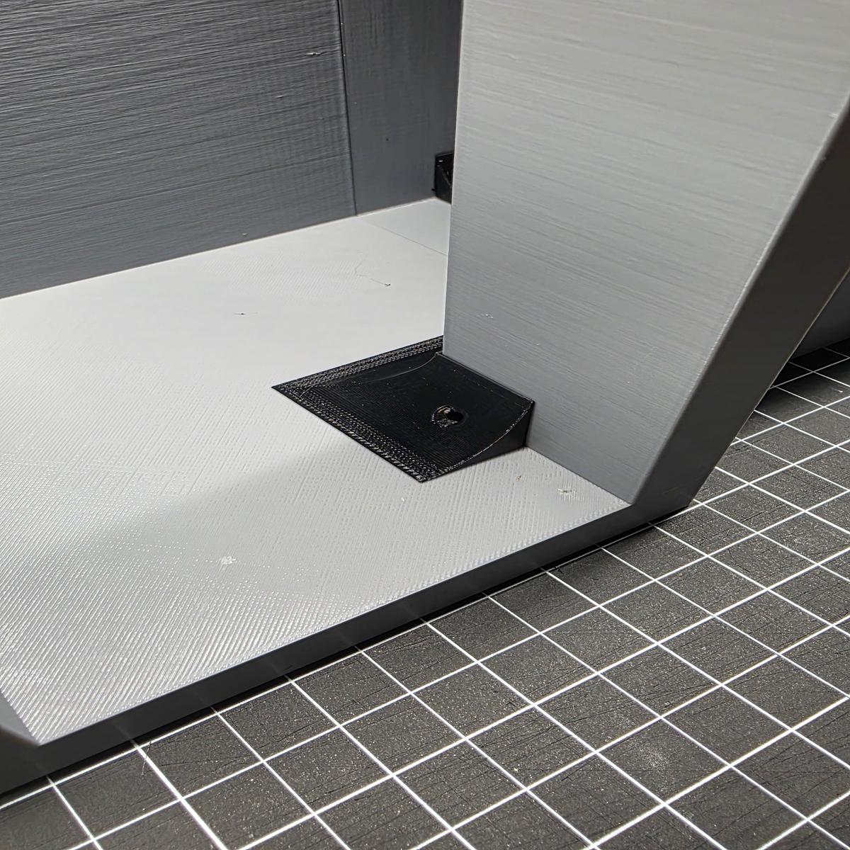 Port outside corner piece for 1" inside corner radius