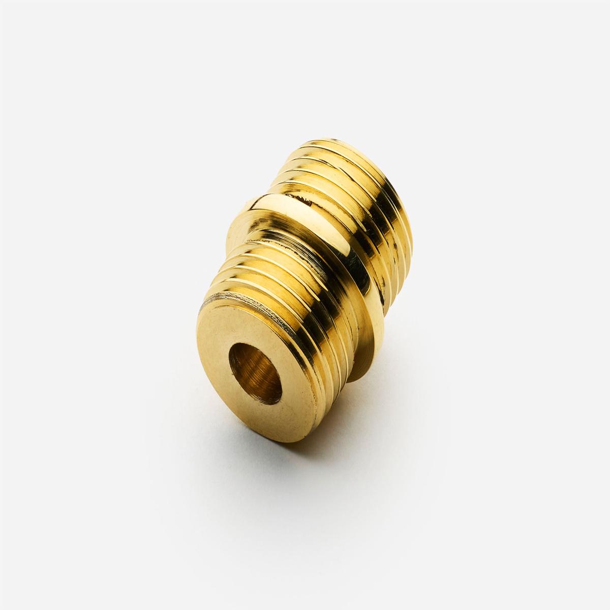 Rail Connector - Polished Brass (Lacquered)