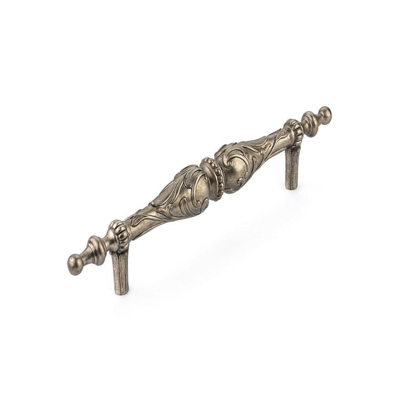 Schaub and Company Pull, Monticello Silver, 8" cc 997-MSL