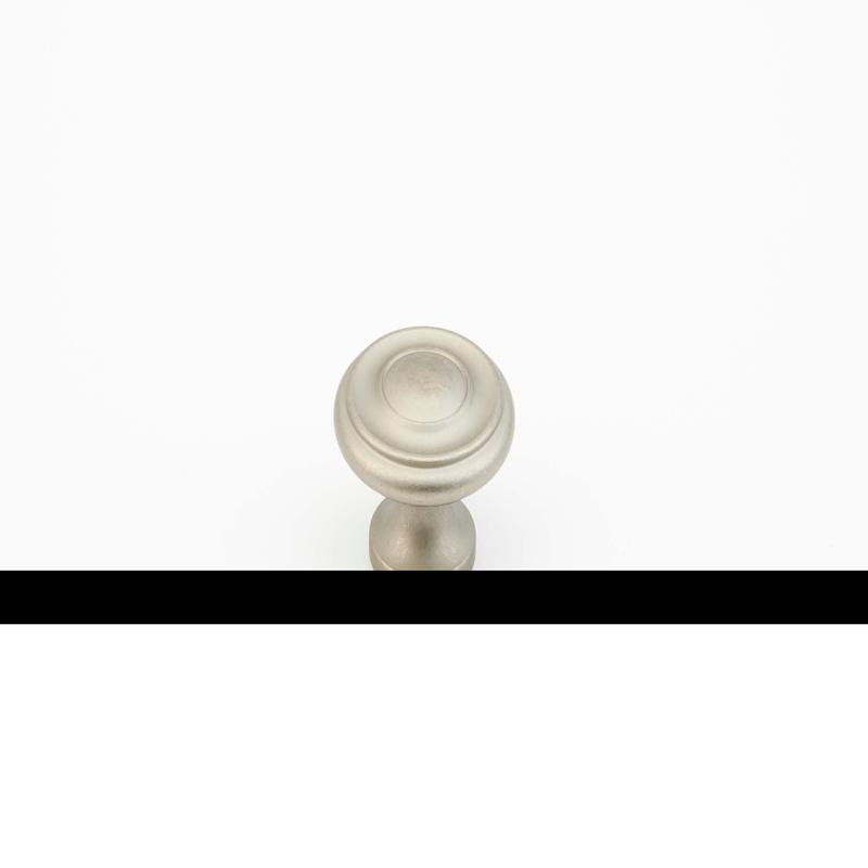 Schaub Knob, Distressed Nickel, 1.25" dia 703-DN