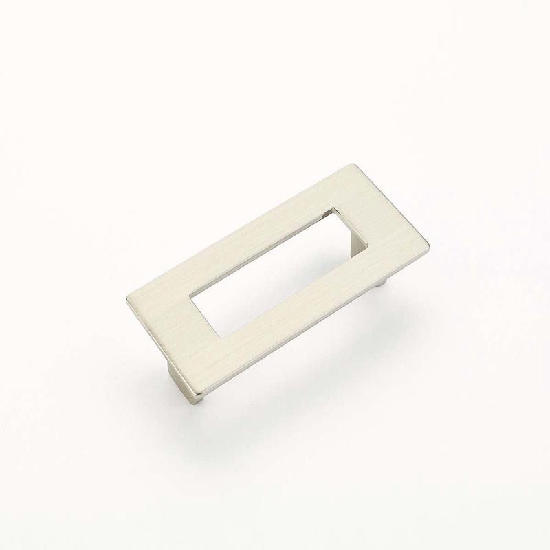 Schaub Pull, Rectangle, Satin Nickel, 96 mm cc 444-15