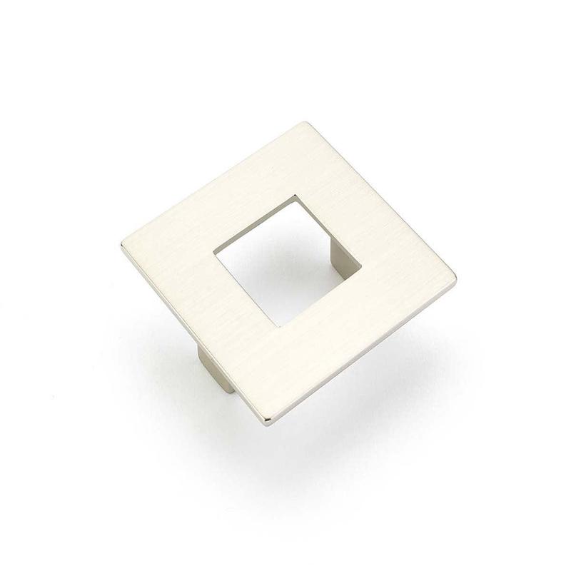 Schaub Pull, Square, Satin Nickel, 64 mm cc 443-15