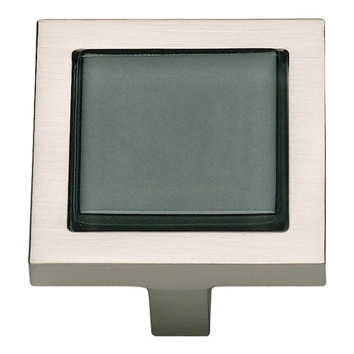 Spa Black Square Knob