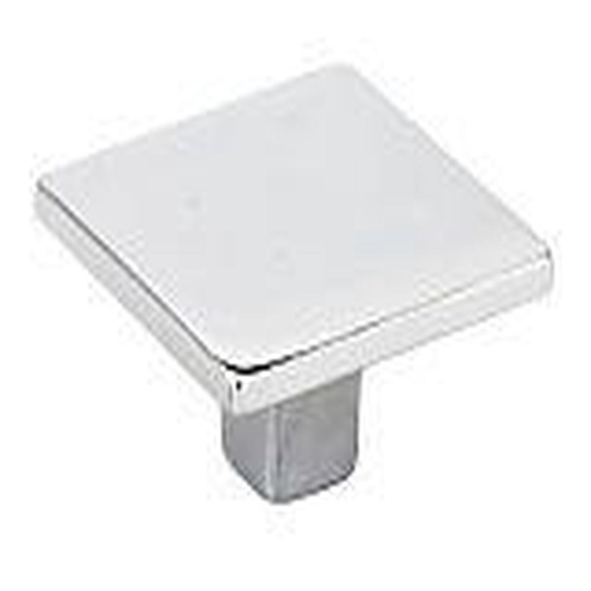 TopEx 1-3/8" (35mm) Small Square Cabinet Knob (Bright Chrome) TEX-1081735C40
