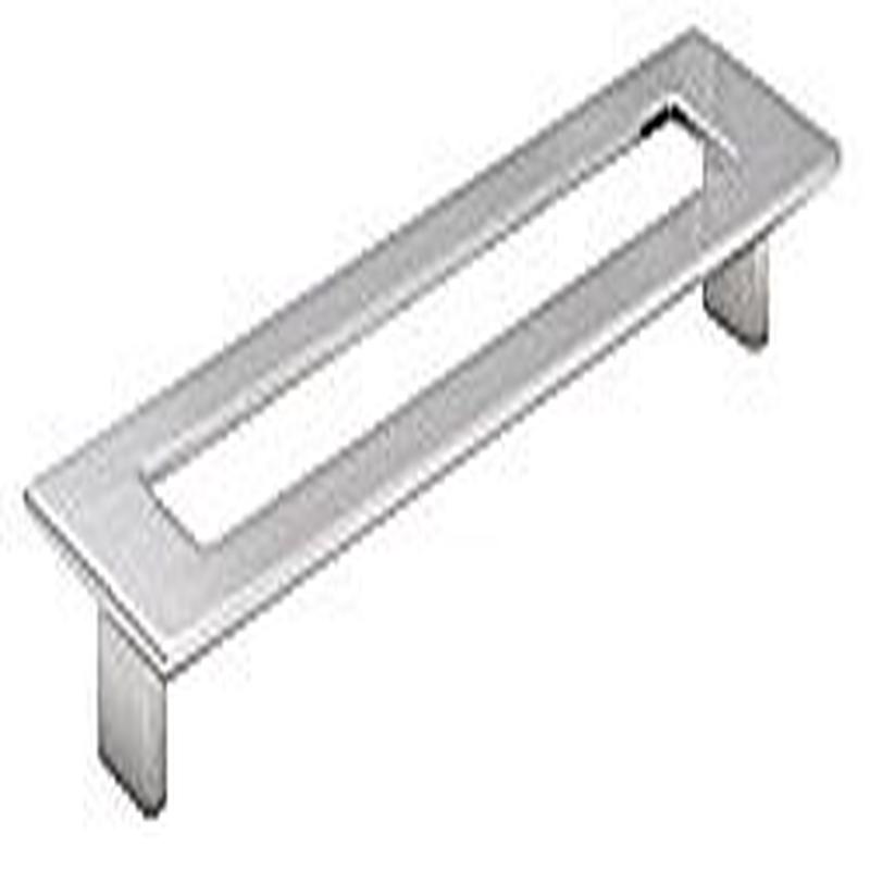 TopEx 7-9/16" (192mm)c.c. Rectangular Cabinet Pull With Center Hole (Polished Chrome) TEX-8-1070019240