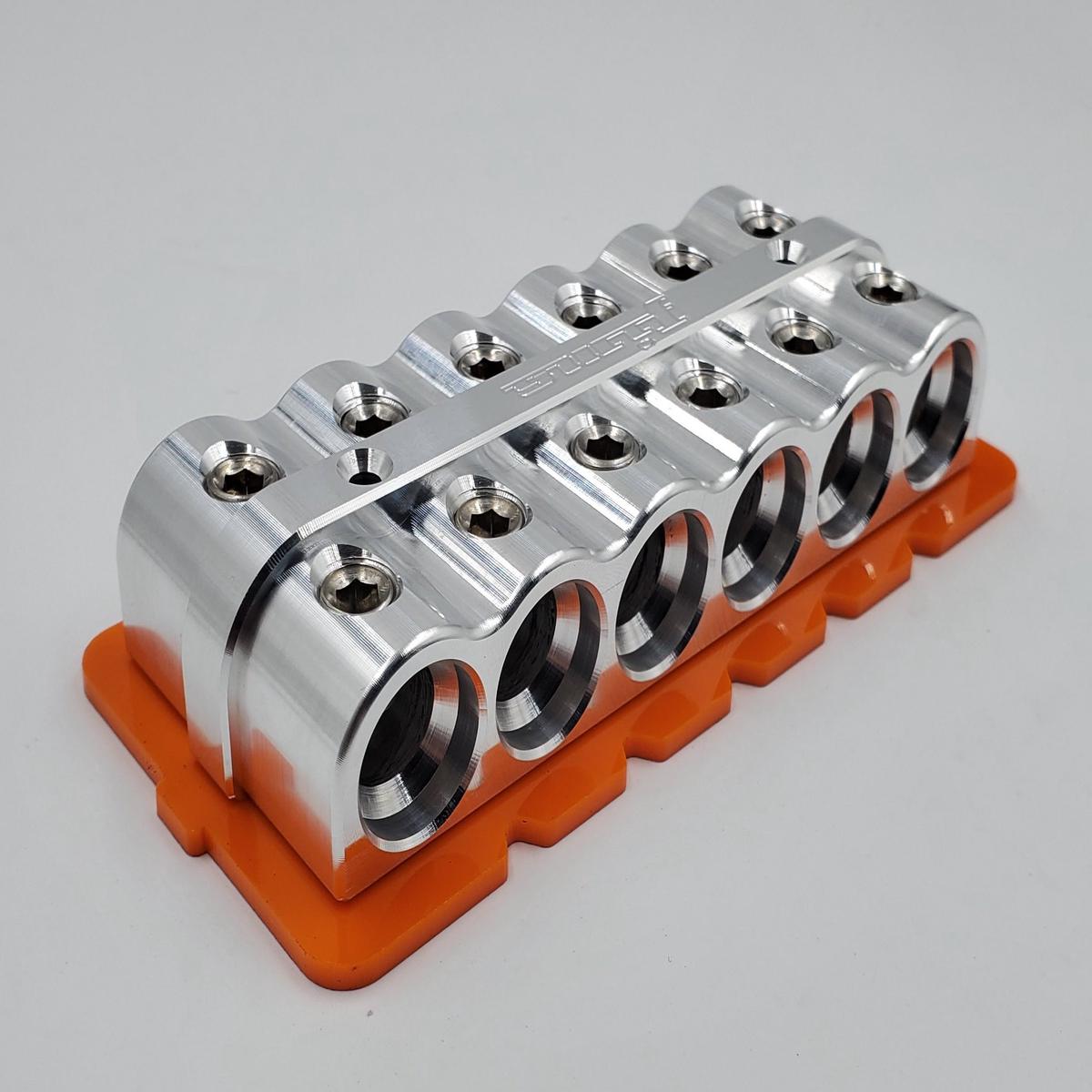 1/0 Distribution Blocks New Style - 12 hole | white
