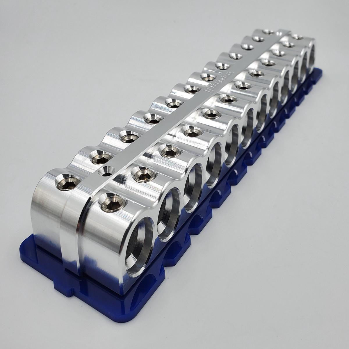 1/0 Distribution Blocks New Style - 24 hole | purple
