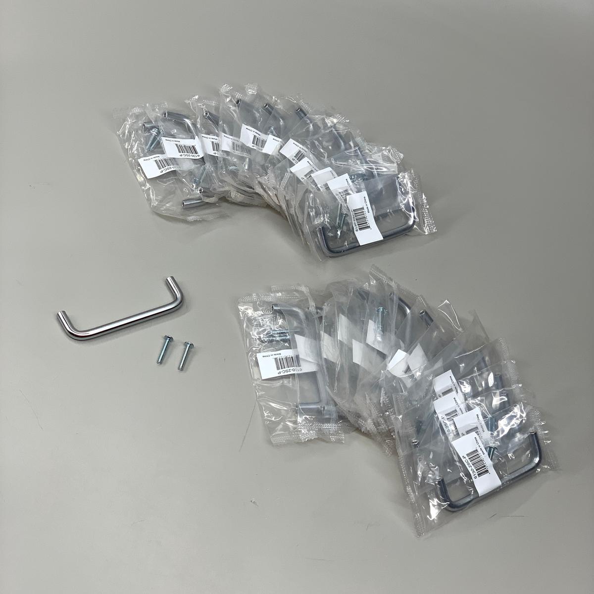 BERENSON 25 PACK!! Advantage Steel Wire Pulls 4" CC Satin Chrome 6130-2SC-P
