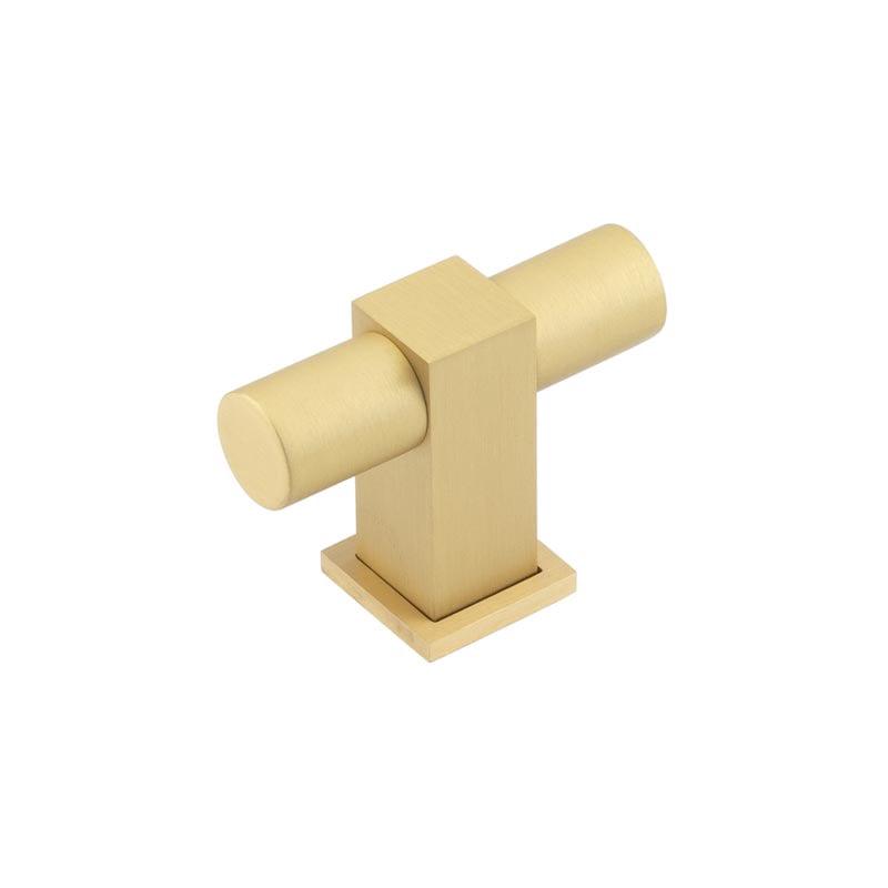 Burlington - Westminster T Bar Cupboard Knob - Satin Brass