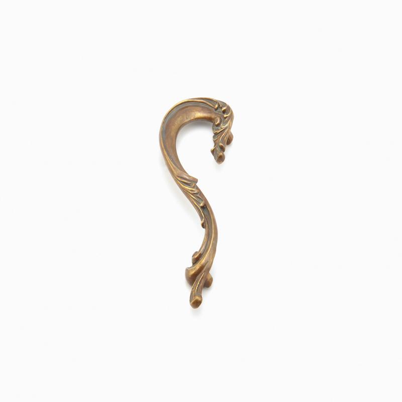 Schaub and Company Pull, Left Hand Monticello Brass, 3-1/2" cc 935L-MBR