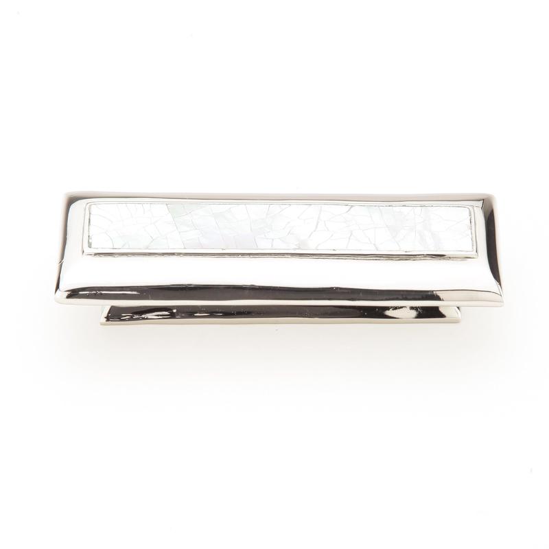 Schaub and Company Pull, Mother of Pearl, Polished Nickel, 3" cc 819-MOP/PN