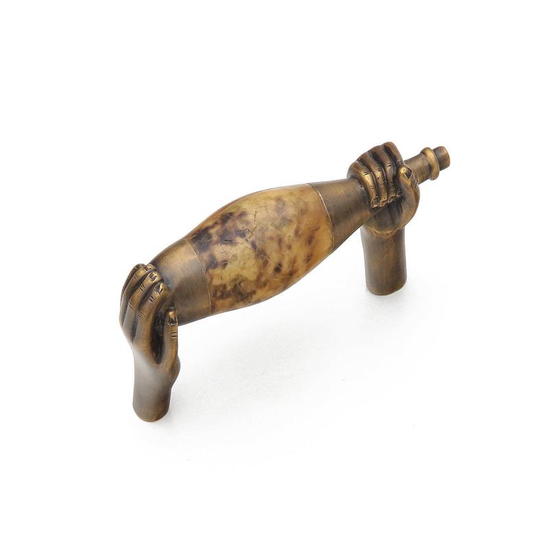 Schaub and Company Pull, Wine Bottle, Penshell/Estate Dover, 3" cc 942S-ED/PEN