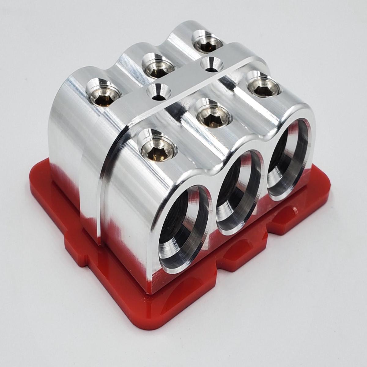 1/0 Distribution Blocks New Style - 6 hole | purple