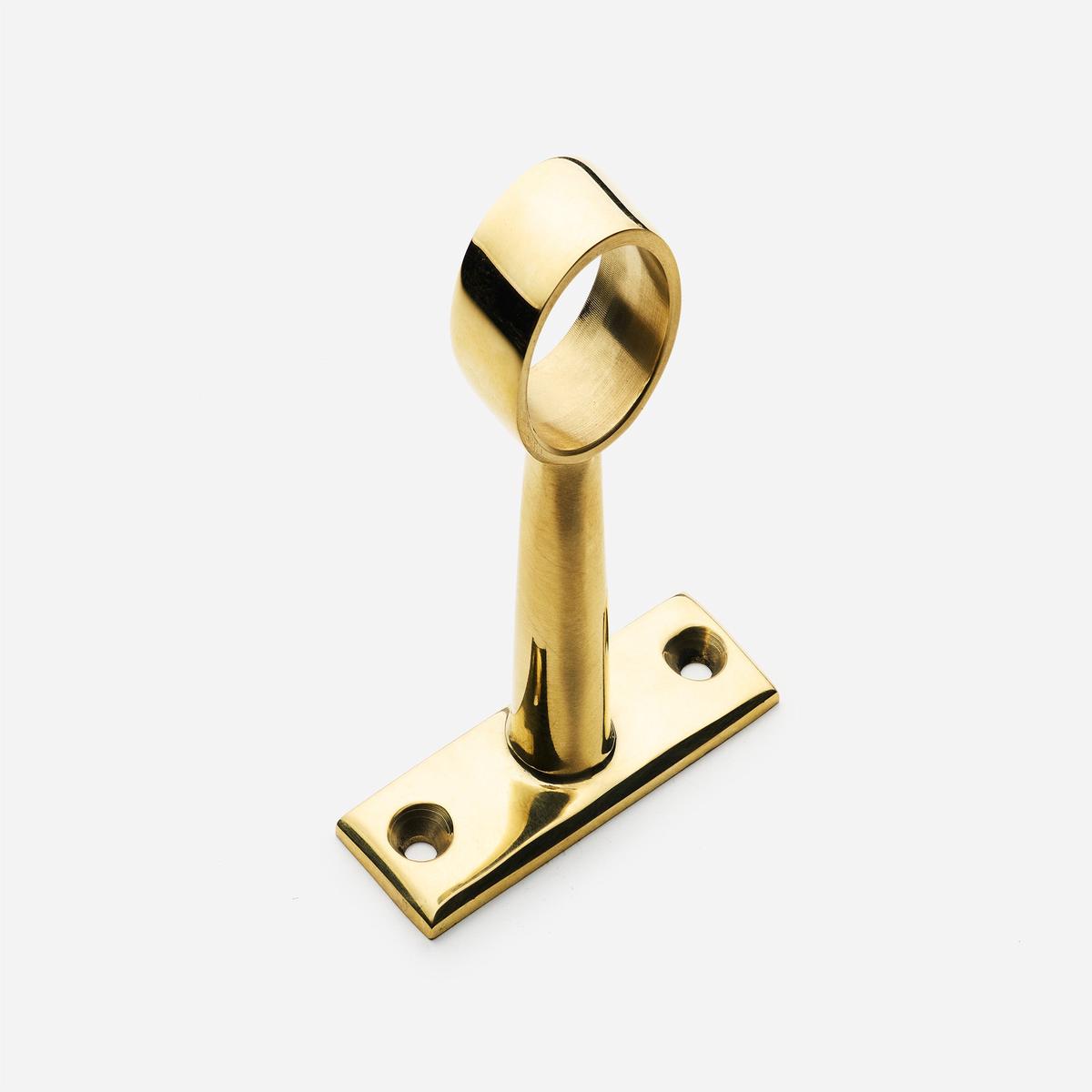 Campaign Middle Bracket - Unlacquered Aged Brass