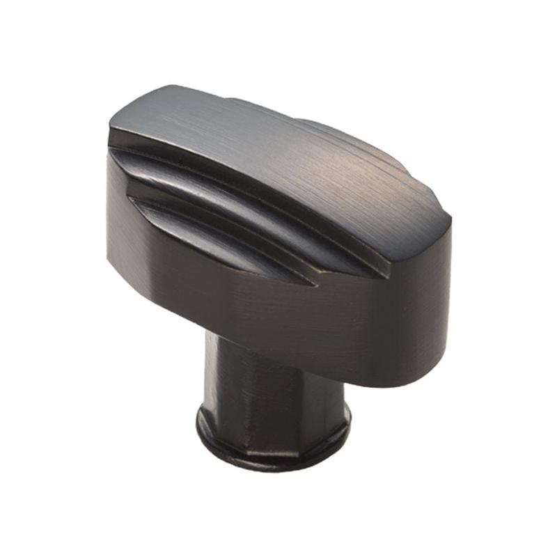 Carlisle Brass - Art Deco Knob - Matt Black