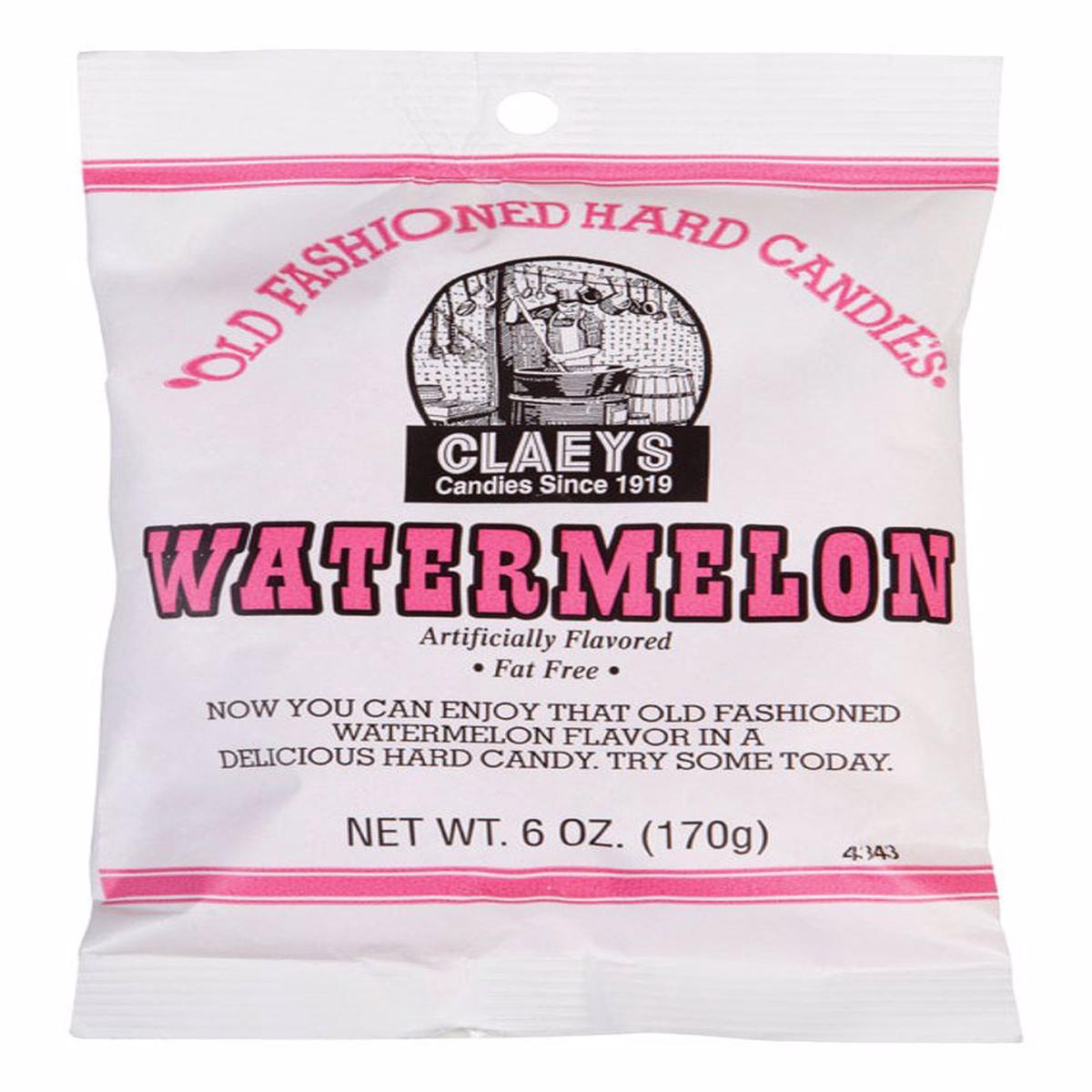 Claeys Old Fashioned Watermelon Hard Candy 6 oz