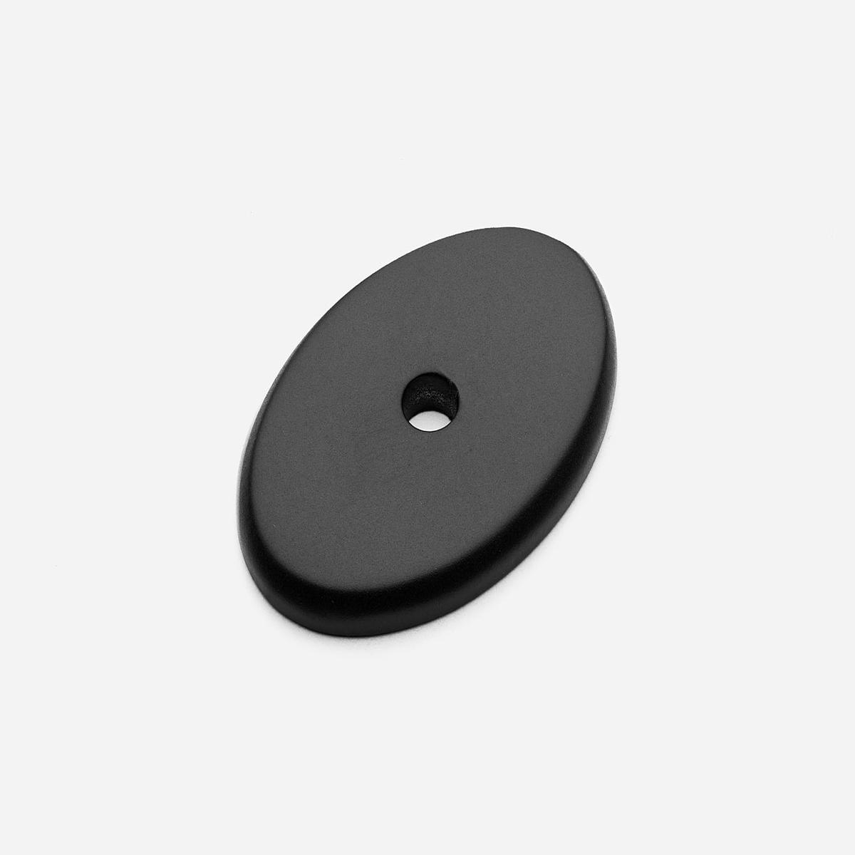 Oval Backplate, 1.5" - Matte Black