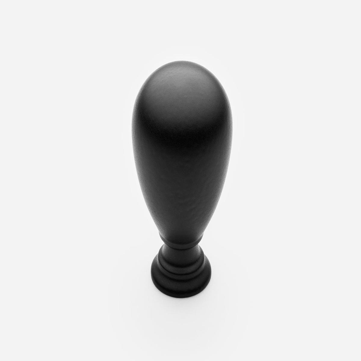 Rose Knob - Large | Matte Black