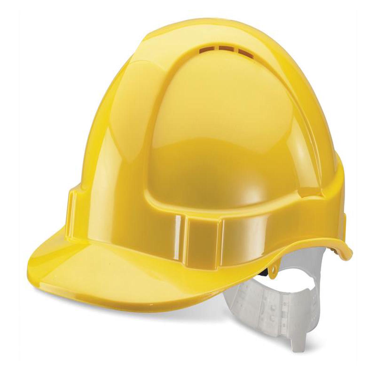 Vented Safety Helmet, Yellow - Sparex Part S.164225