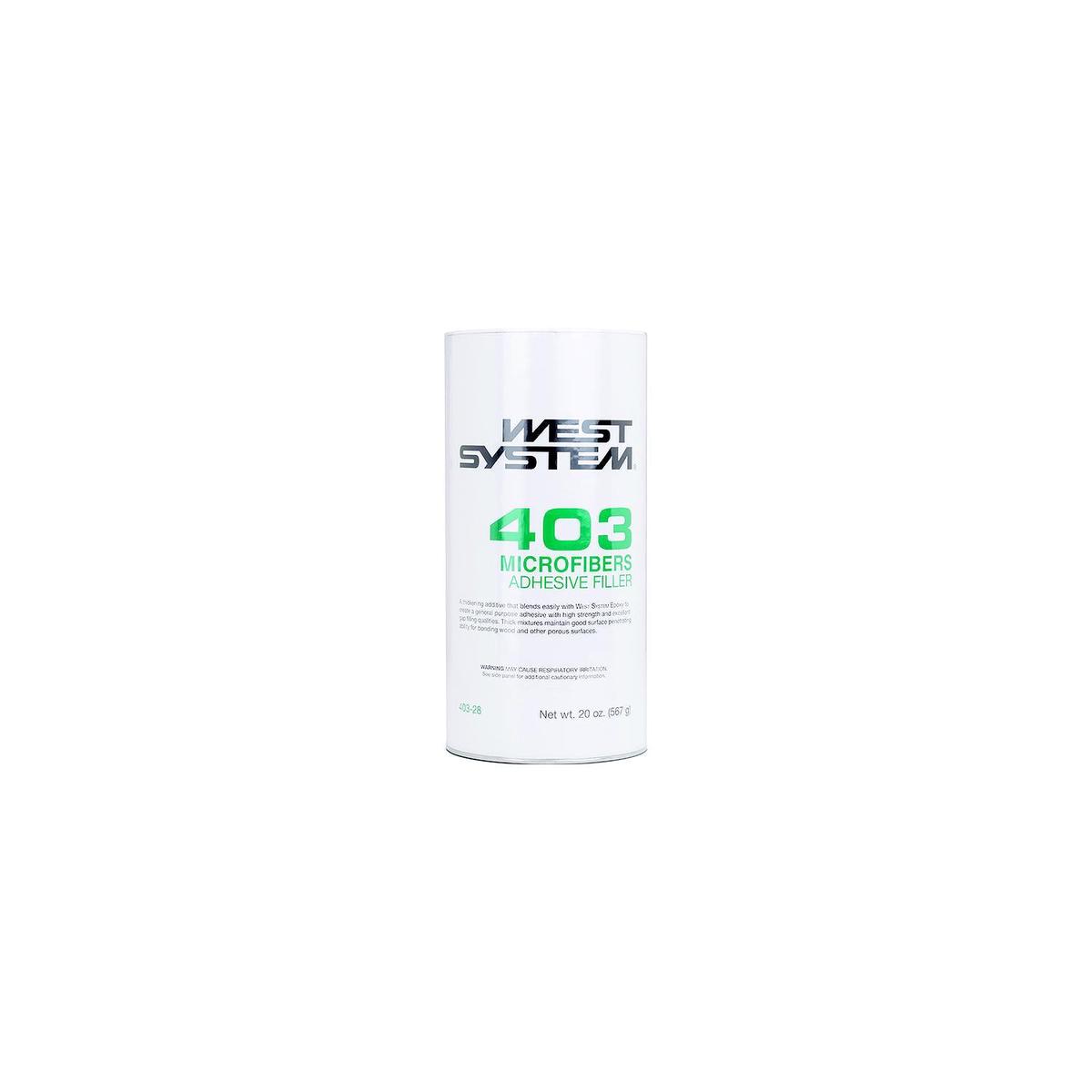 West System 40328 Microfibers, Off-White, 20 oz.