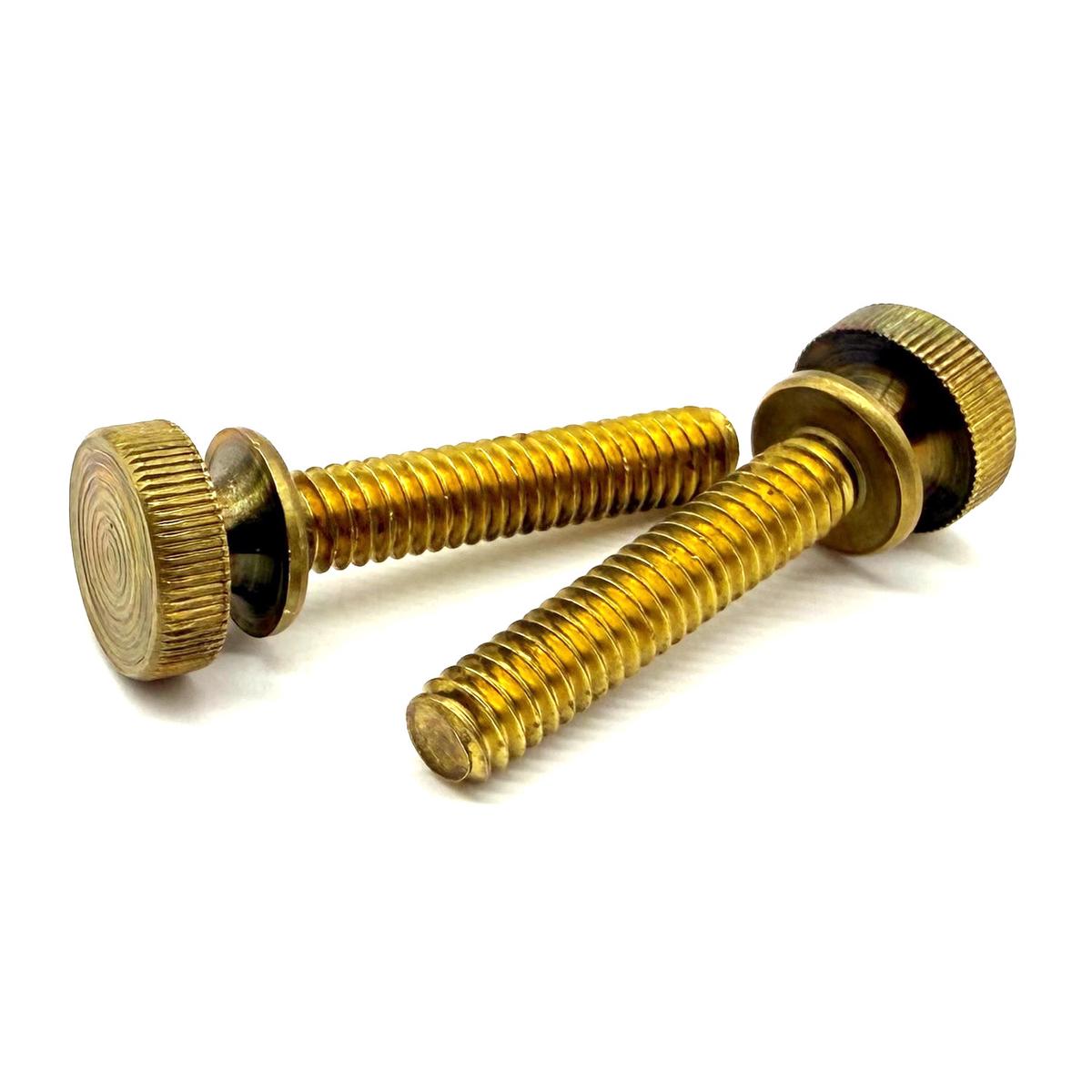 #10-24x3/4" Brass Thumb Screw