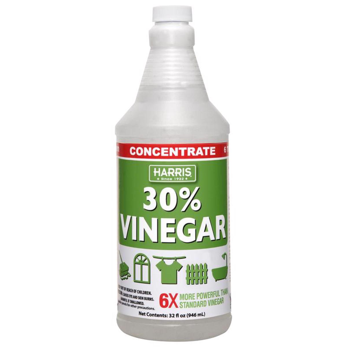 Harris Regular Scent Concentrated All Purpose Cleaning Vinegar Liquid 32 oz, Pack of 12