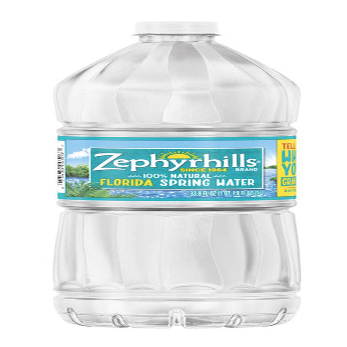 Nestle Waters Zephyrhills Natural Spring Water 1 L 1 pk, Pack of 15