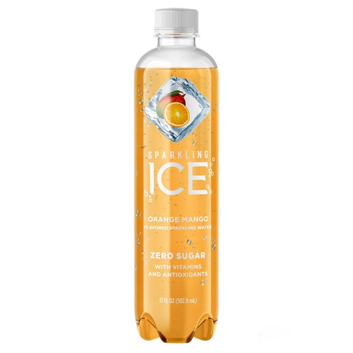 Sparkling Ice Orange Mango Carbonated Water 17 oz 1 pk, Pack of 12