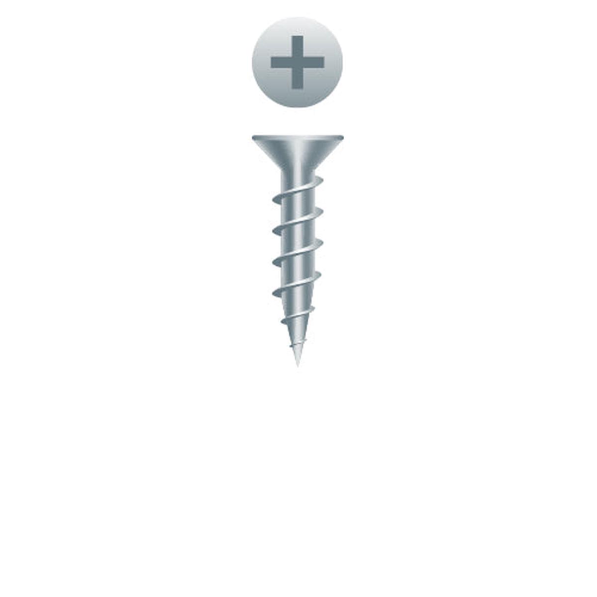 #6 Strong-Point Flat Head 6 x 5/8, PH, Zinc