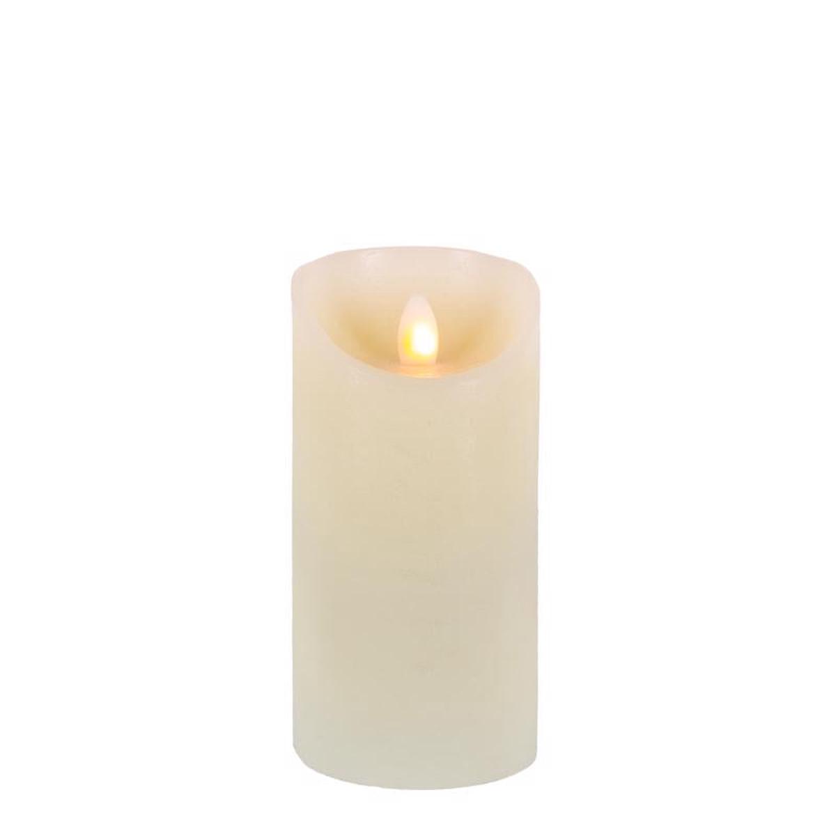 Gerson Bisque no scent Scent Flameless Pillar Candle, Pack of 6