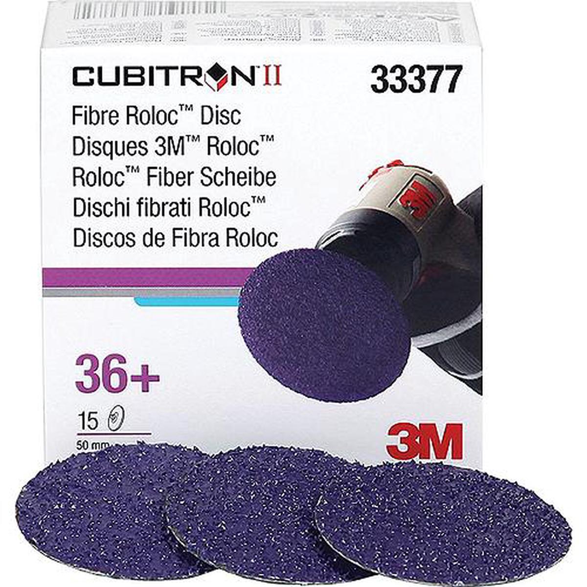 3 Cubitron II Fibre Roloc Disc